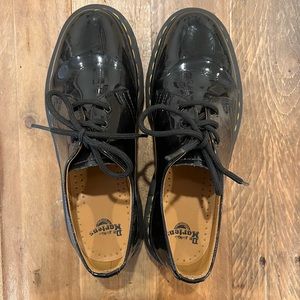 Dr. Martens Black Patent Leather Shoes